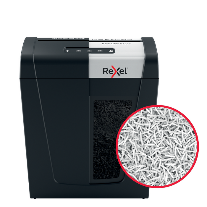 Rexel Secure MC4 Whisper-Shred™ Micro Cut Paper Shredder