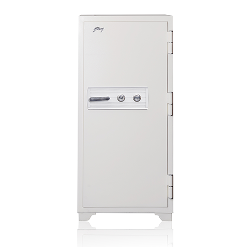 FR12602KL GODREJ INDIA FR1260 Fire Resistant Safe with 2 Key or with Key + Combination Lock - Image 1