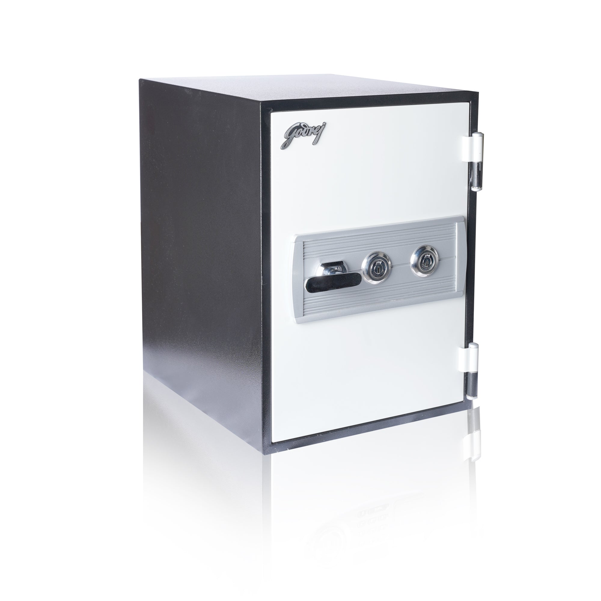FR30_V_2KLBW_1 GODREJ INDIA FR 30L Fire Resistant Vertical Safe with 2 Keys or with Key + Combination Lock - Image 1