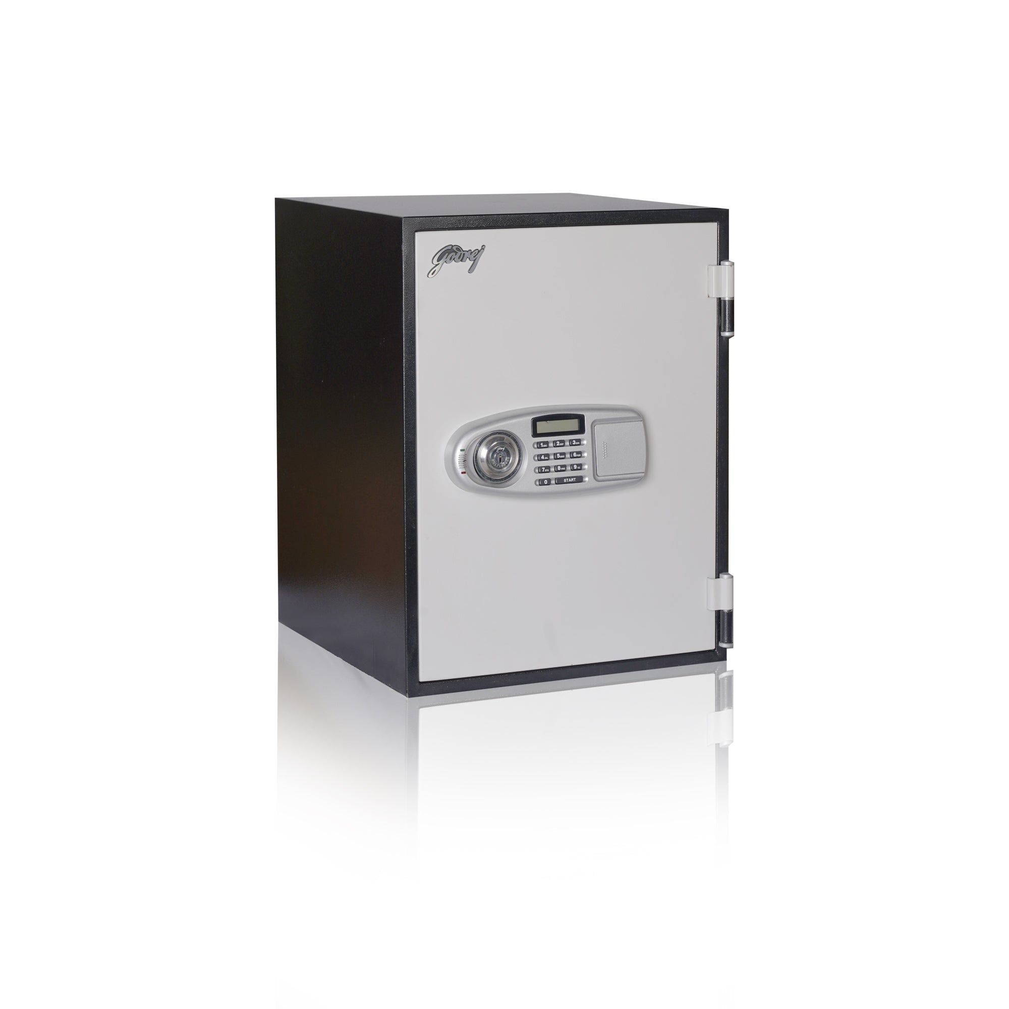 FR40_V_KL_EL_A GODREJ INDIA FR 40 Fire Resistant Safe (Vertical) with Key + Electronic lock - Image 1