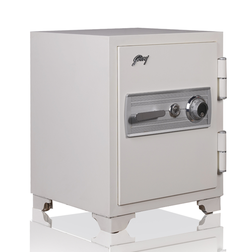 FR445KL_CLA GODREJ INDIA FR 445 Fire Resistant Safe with 2 Key or with Key + Combination Lock - Image 1