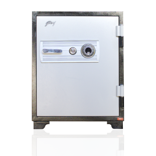 FR560KL_CLA GODREJ INDIA FR 560 Fire Resistant Safe with 2 Key or with Key + Combination Lock - Image 1