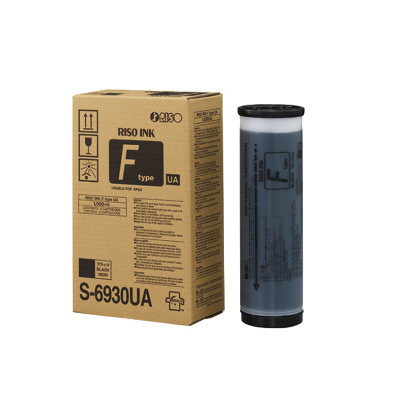 S6930-INK RISO Black Ink 1000ML SF/MF (BOX OF 2) - Image 1