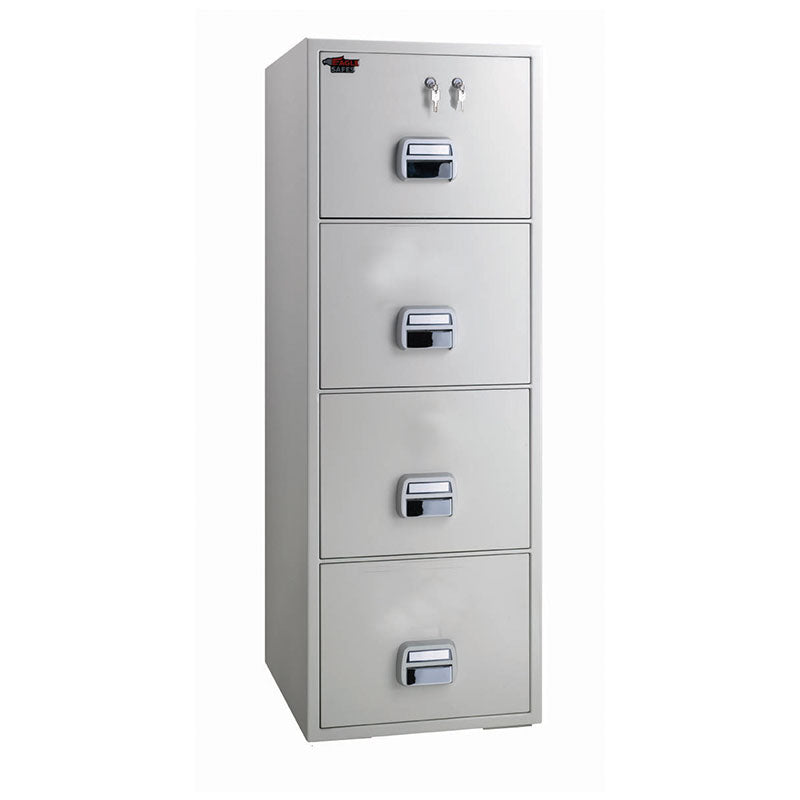 SF-750-4TKX-_without-castors EAGLE 4 Drawer Fire Resistant Cabinet Safe SF-750-4TKX - Image 1
