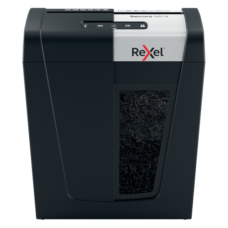 SecureMC4-1 Rexel Secure MC4 Whisper-Shred™ Micro Cut Paper Shredder - Image 1