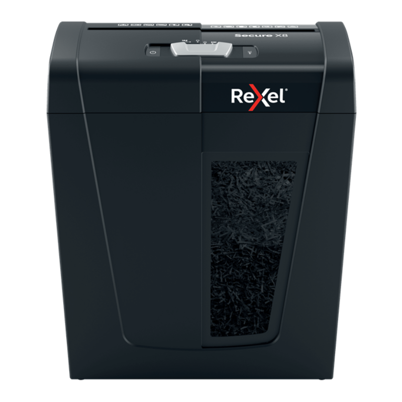 SecureX81 Rexel Secure X8 Cross Cut Paper Shredder - Image 1