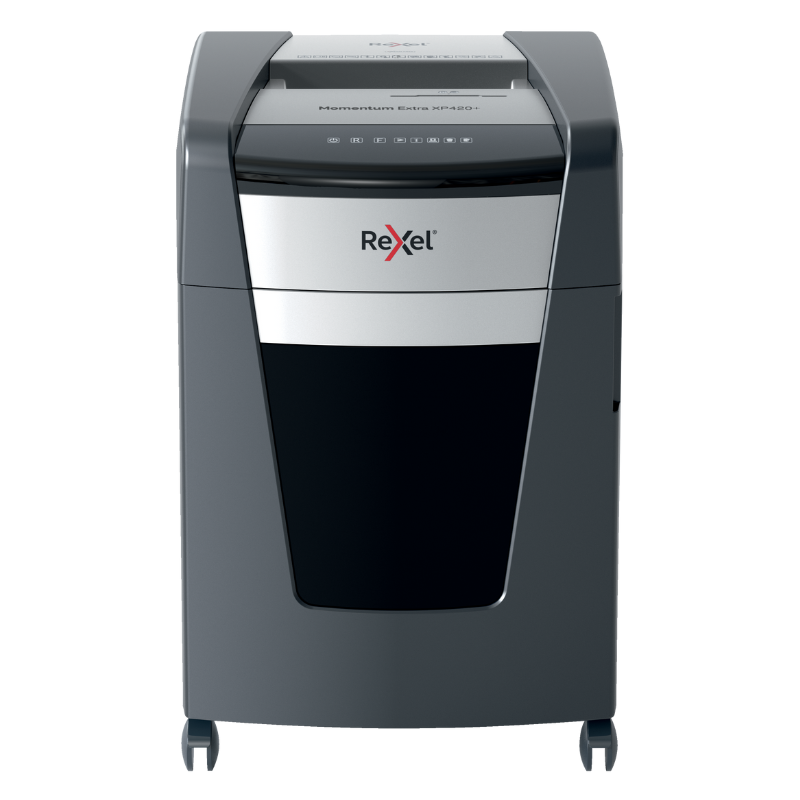 XP420_1 Rexel Momentum Extra XP420+ Jam Free Cross Cut Paper Shredder - Image 1