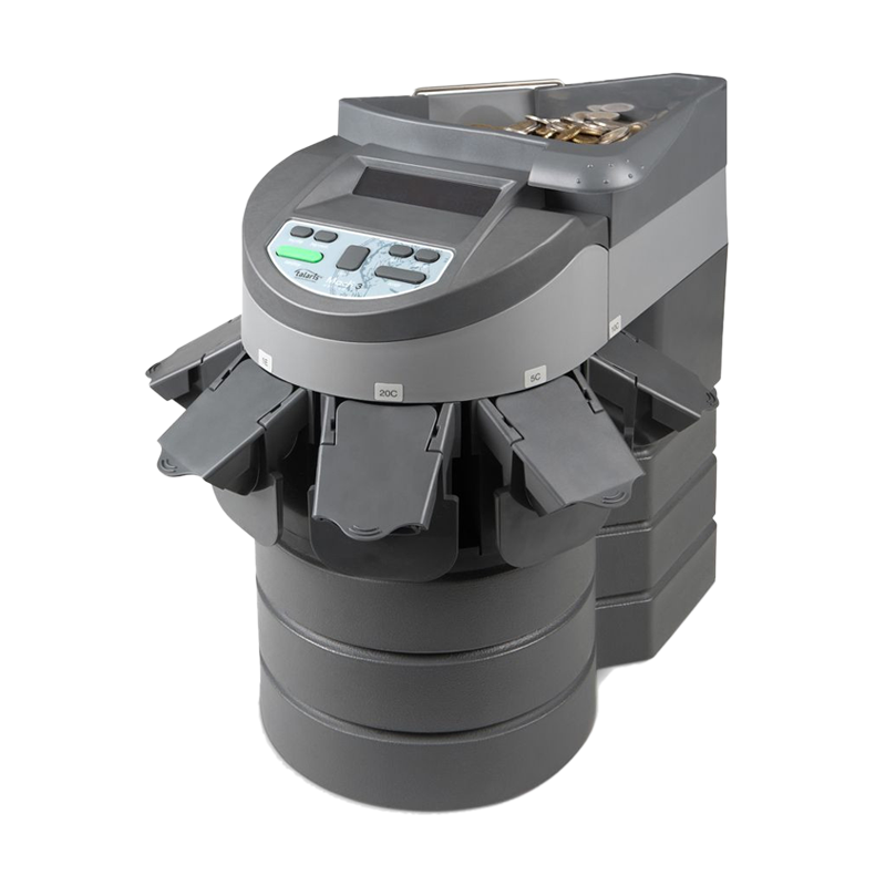 mach3_bagging2 GLORY MACH 3 Heavy Duty Coin Counting & Sorting Machine - Image 1